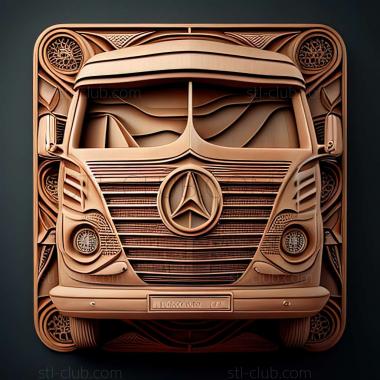 3D model Mercedes Benz Vaneo (STL)